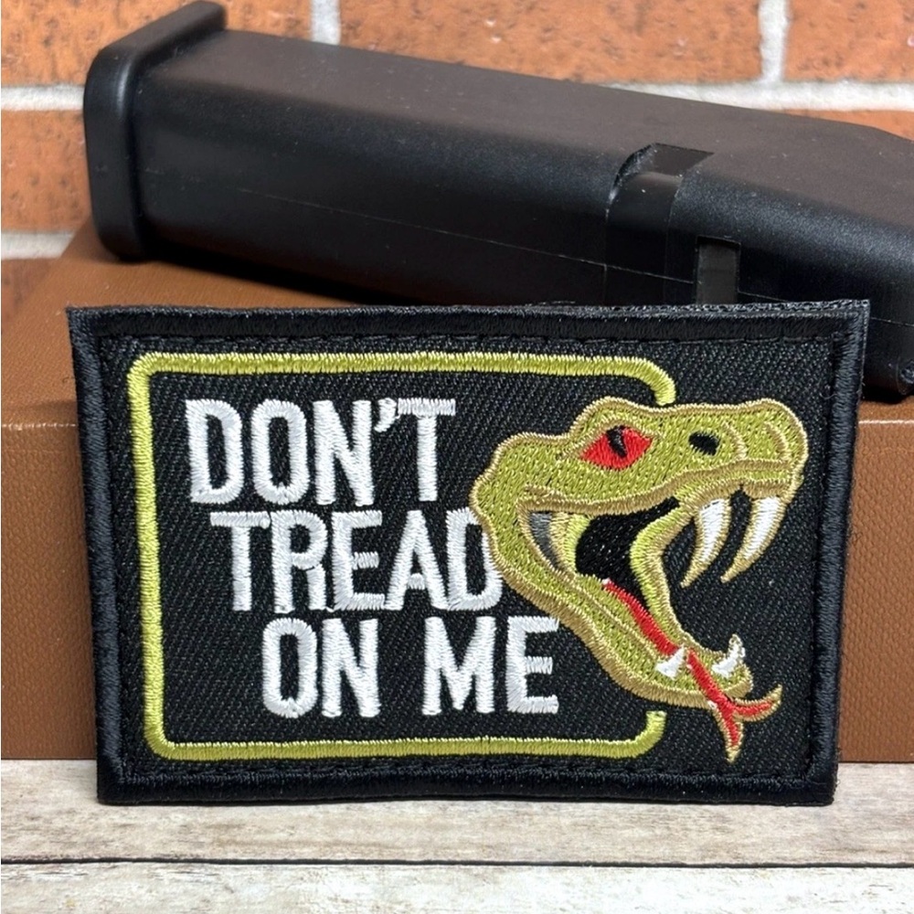 Tactical Morale Patch - Don't Tread On Me Patch - Embroidered Military Patch